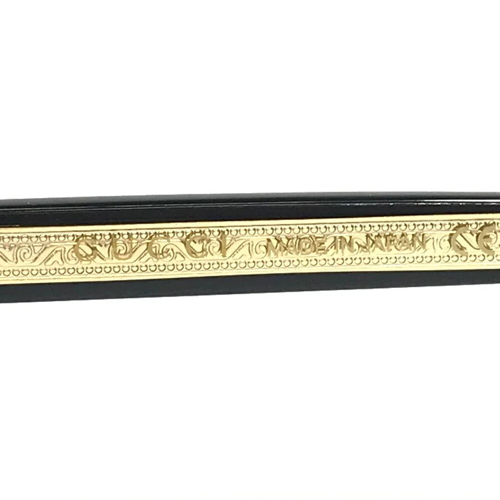 Gucci Eyeglasses Frames GG0315O 001 Black Gold Oval Cat Eye Full Rim 54-19-140